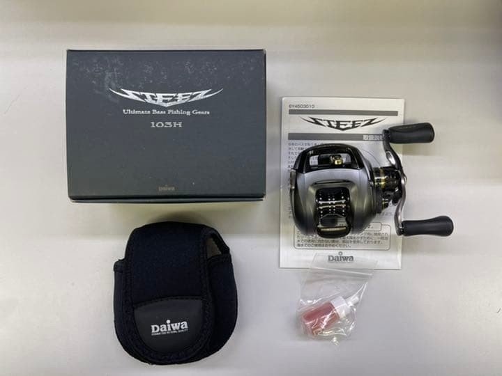 Daiwa Steez 103H Baitcasting Reel Hard to Find Used Black Bass Lake