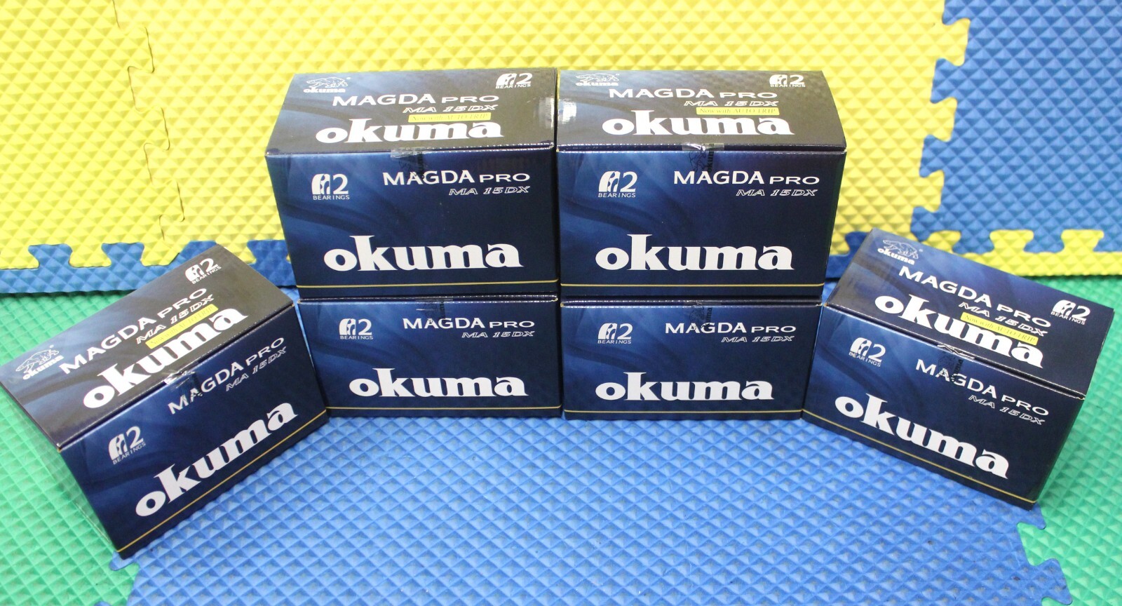 Okuma Magda Pro Line Counter Trolling Reel MA 15DX 6-Pack