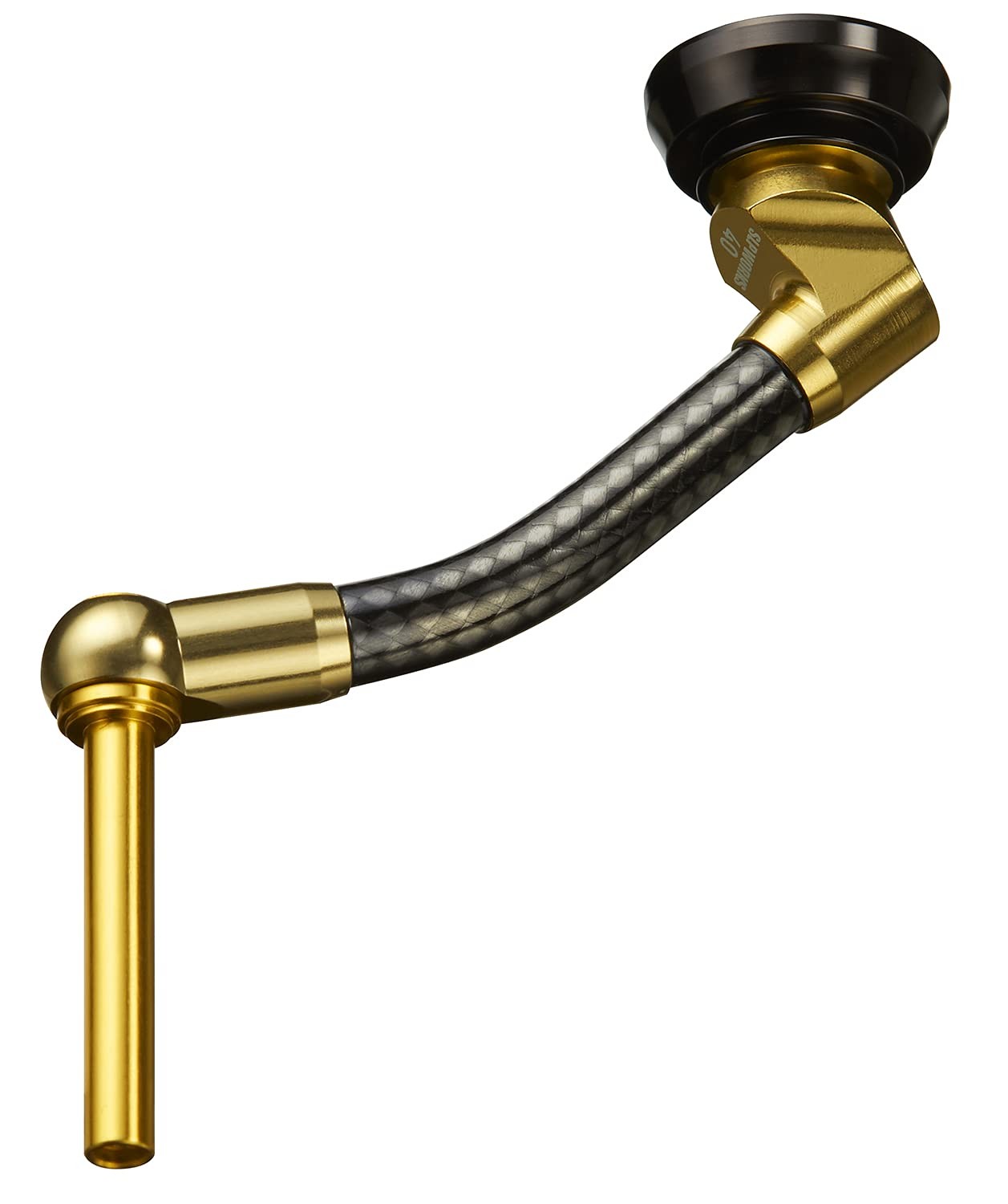 Daiwa SLP Works (Daiwa SLP WORKS) 40mm Carbon Light handle gold