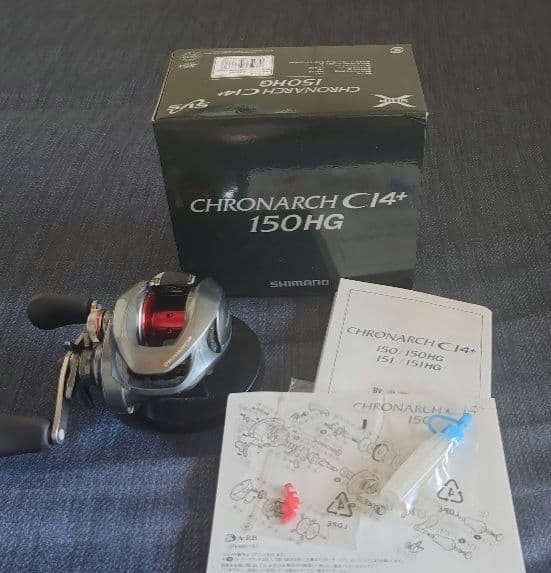 SHIMANO Chronarch CI4+ 150HG Right Handle Baitcasting Reel Used JDM Japan