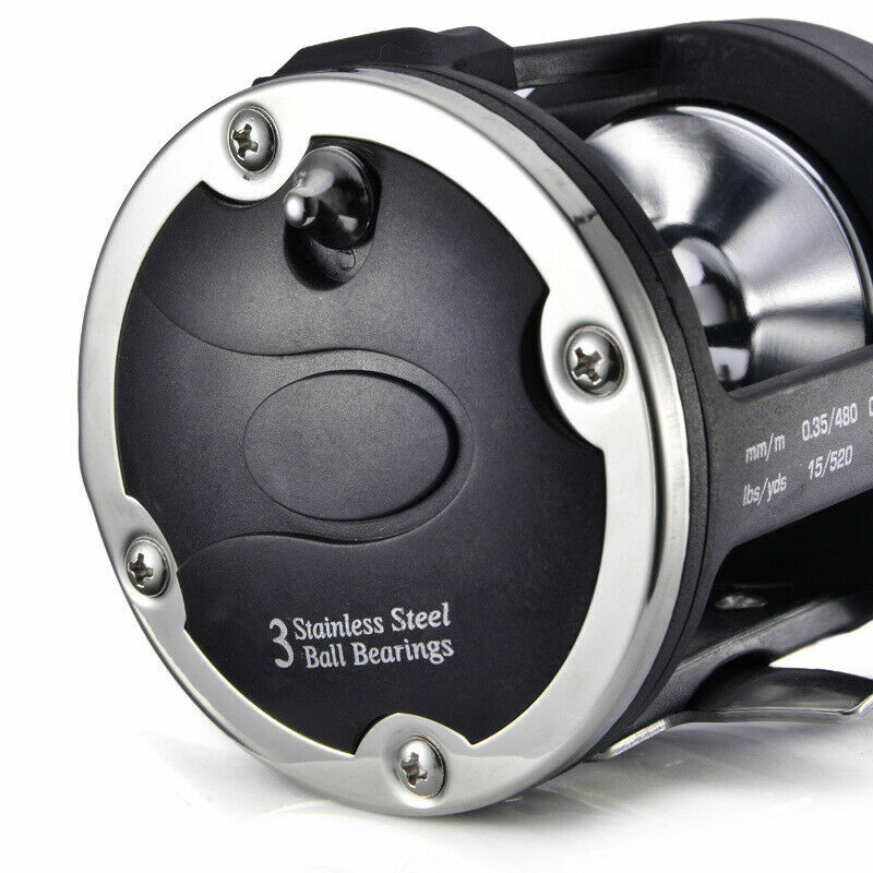 Trolling Fishing Reel Saltwater Right Hand Sea Casting Waterproof Fishing Reels