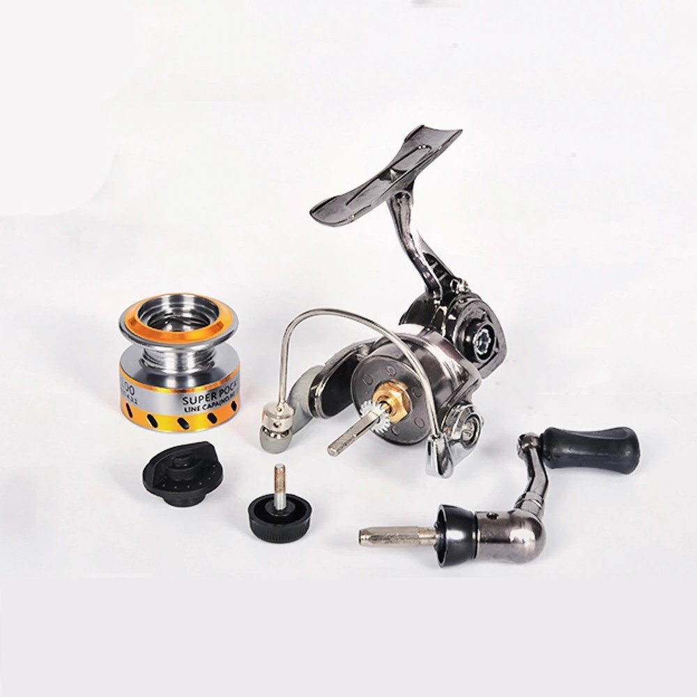 POWER Full Metal Mini Small Spinning Reels Carp Raft Fishing Wheel Fish Gear
