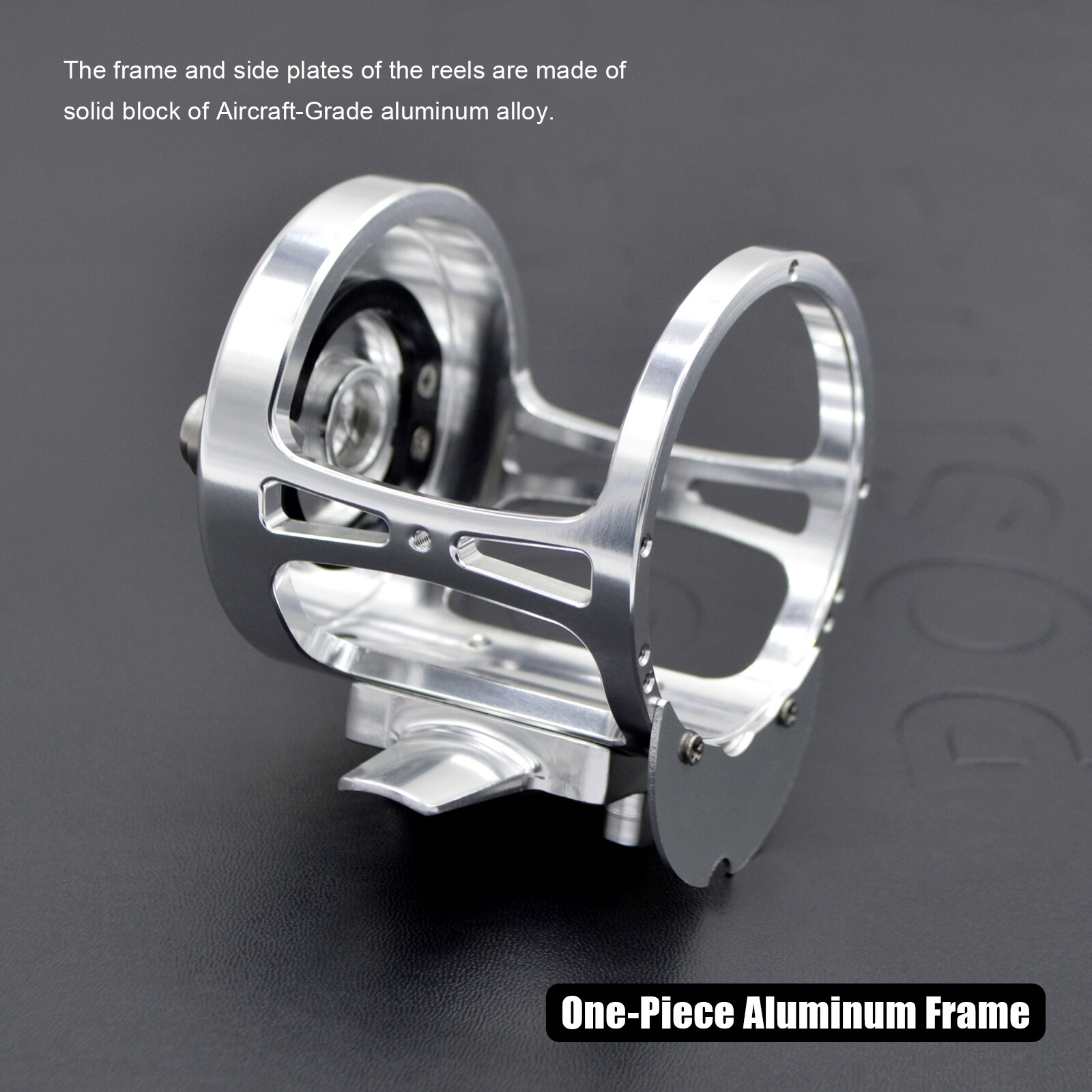 CAMEKOON Conventional Saltwater Lever Drag Surf Fishing Full Metal Trolling Reel