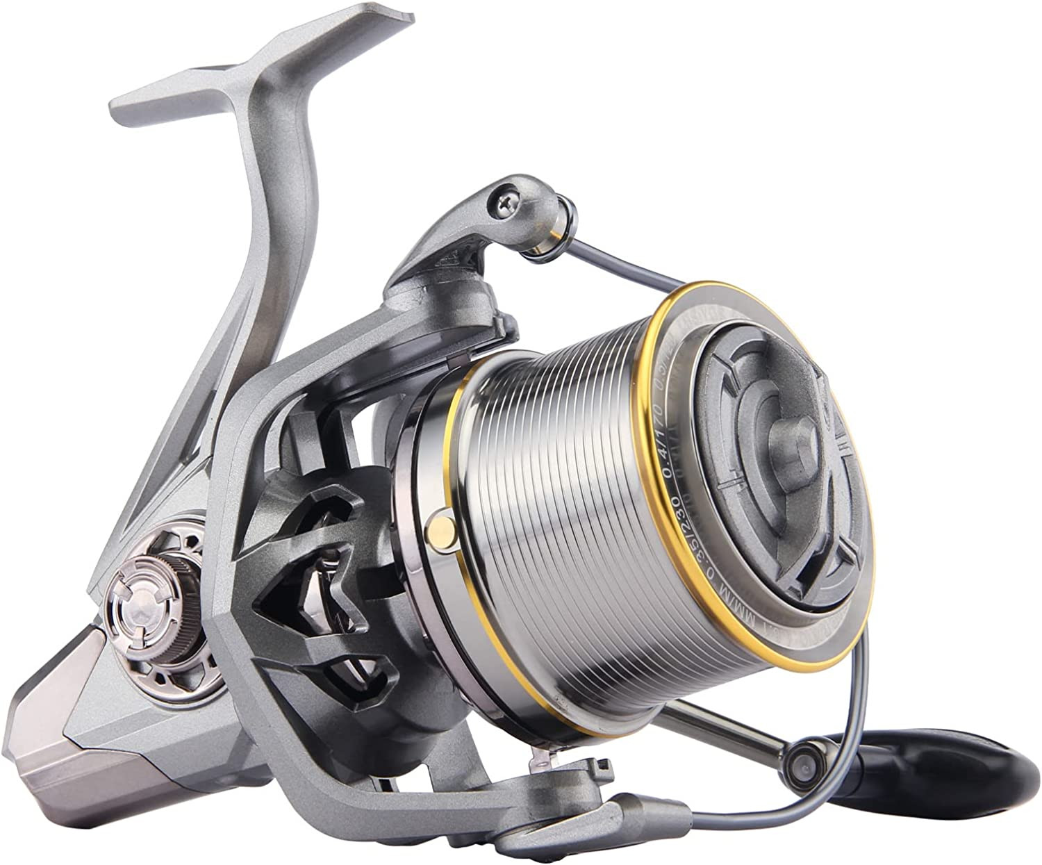 Spinning Reel 8000/9000/10000/12000/14000,6+1BB Metal Surf Fishing Reels,4.8:1 G