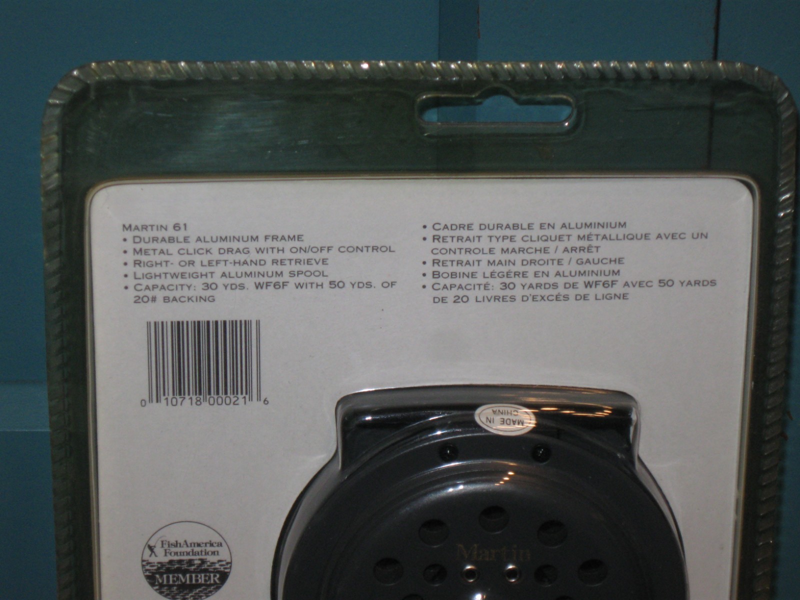 Vintage Martin Classic Fly Tackle Model 61 Fly Reel Left Or Right Retrieve NIP!!