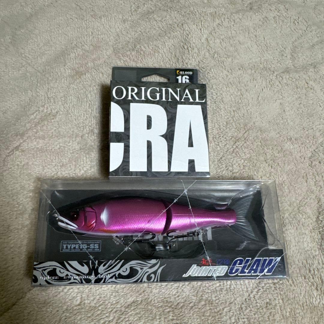 GAN CRAFT Jointed Claw 178 Type-15SS Swimbait with 16lb Line Used from Japan