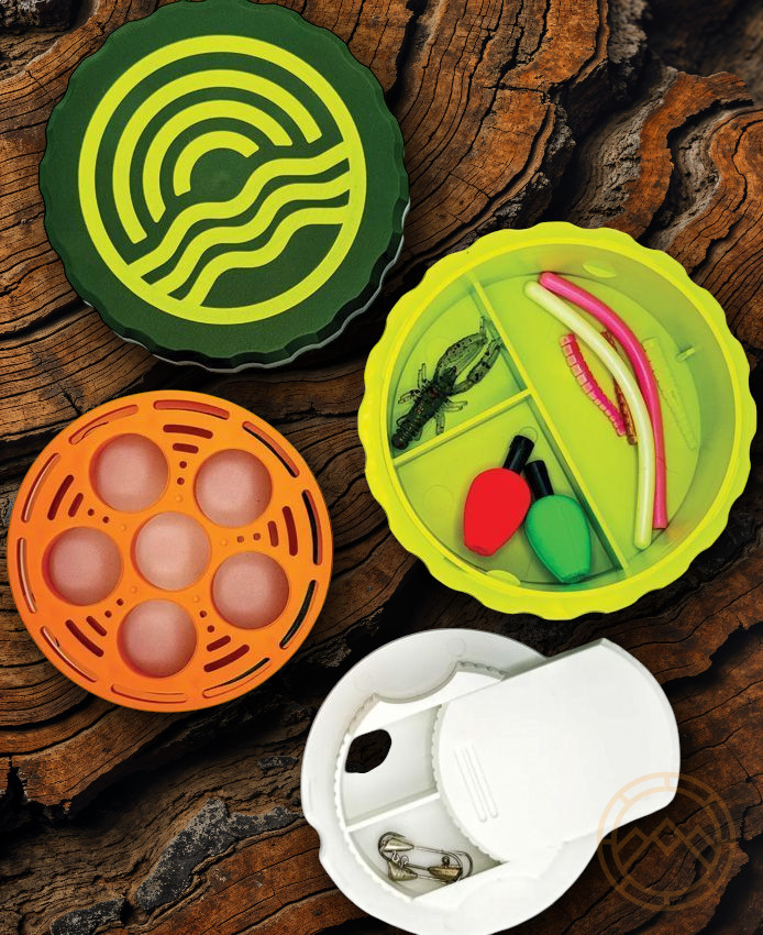 Crystal Creek Gear GoReel Pond Hand Reel Kit Trout Worms Lures Strike Indicators