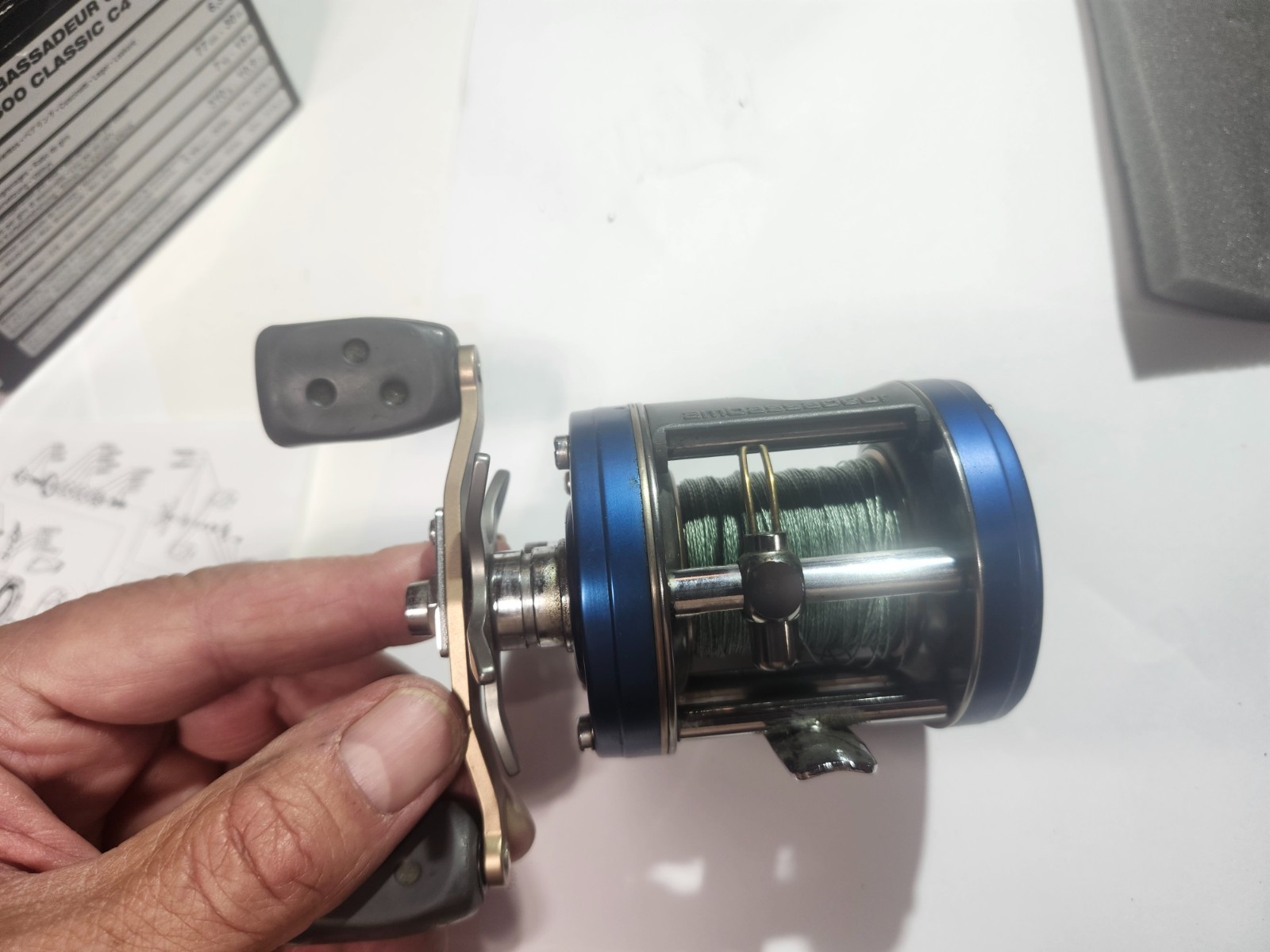 Abu Garcia Ambassadeur 6600C4 Thumb Bar and Box