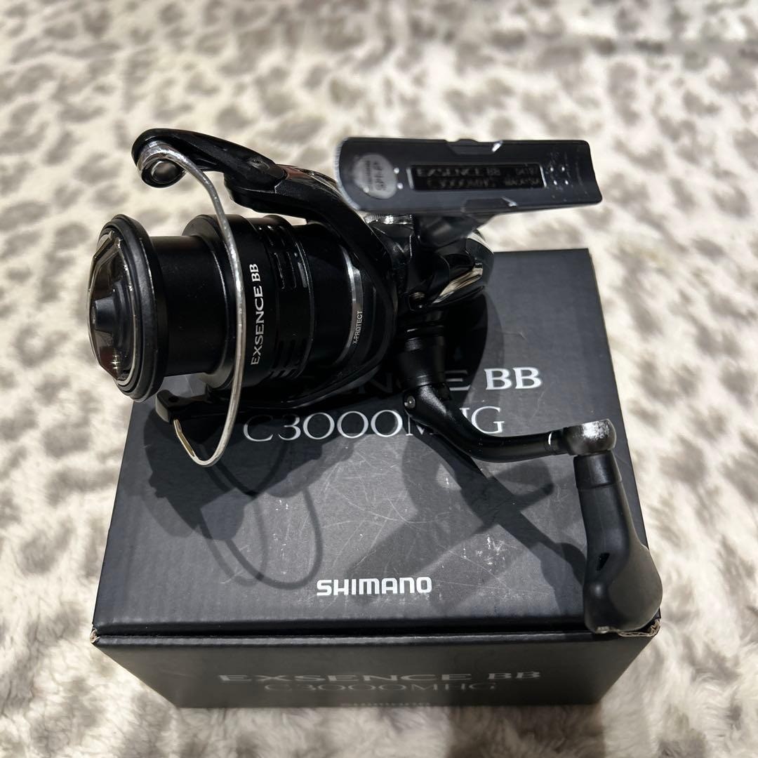 SHIMANO’s 20 Exsence BB C3000MHG Reel Spinning Reel Used w/box big game
