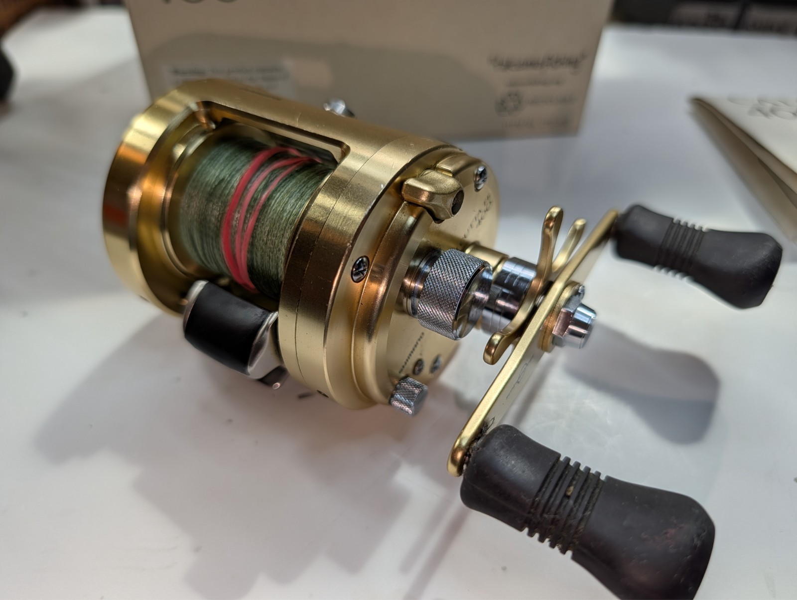 Shimano Calcutta 400 TE Japan , Box, Instructions, Serviced