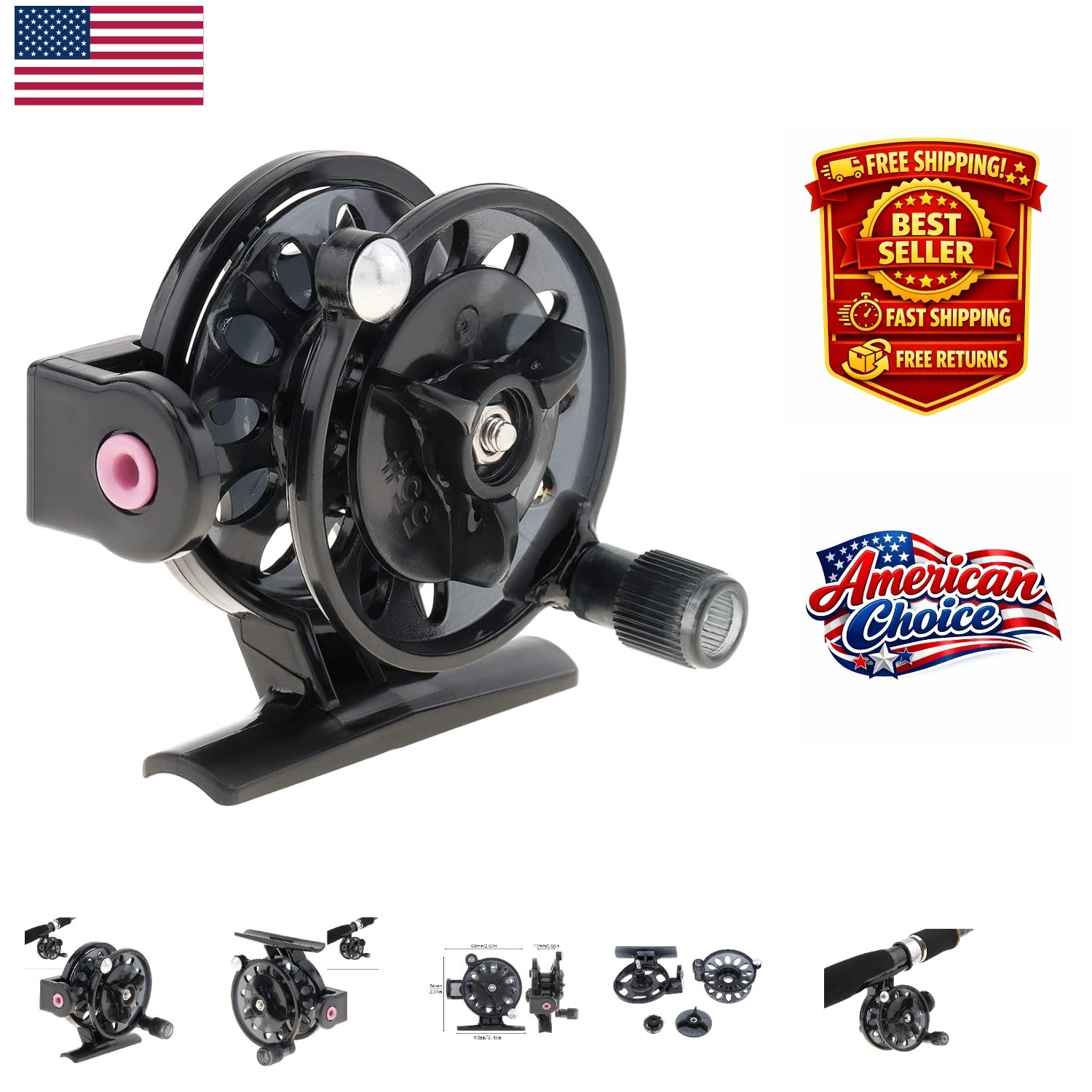 Lightweight Right-Handed High-Speed Spinning Fishing Reel – 3kg Drag Power