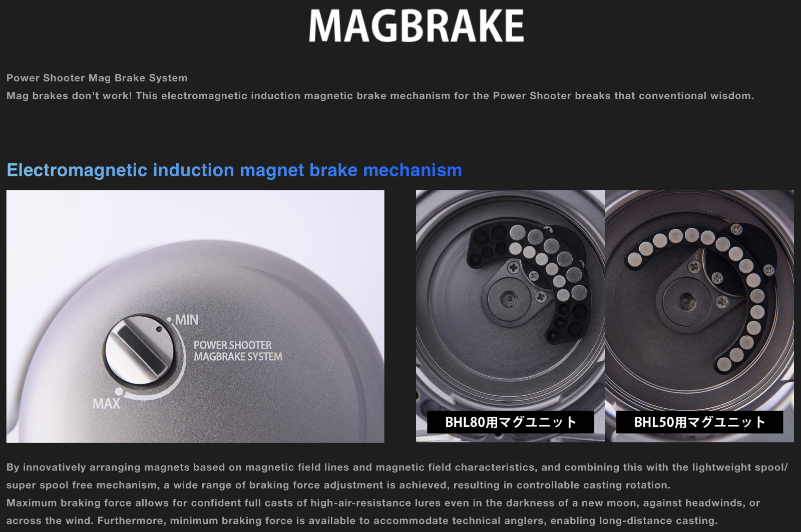 Studio Ocean Mark Blue Heaven L80Hi/L Magbrake Reel