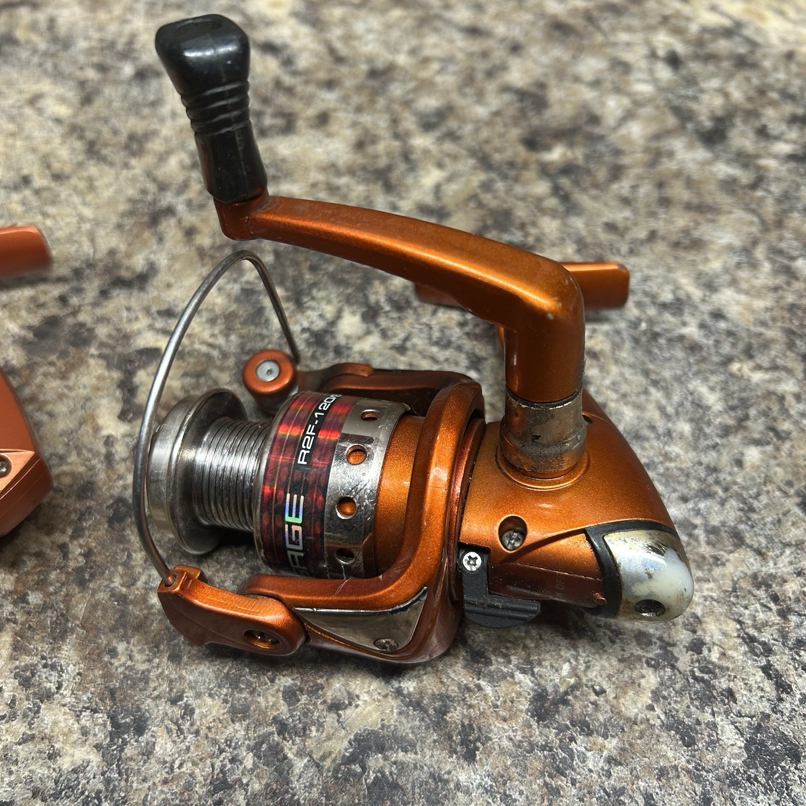 2 South Bend Spinning Fishing Reels N-Gage & Neutron Orange