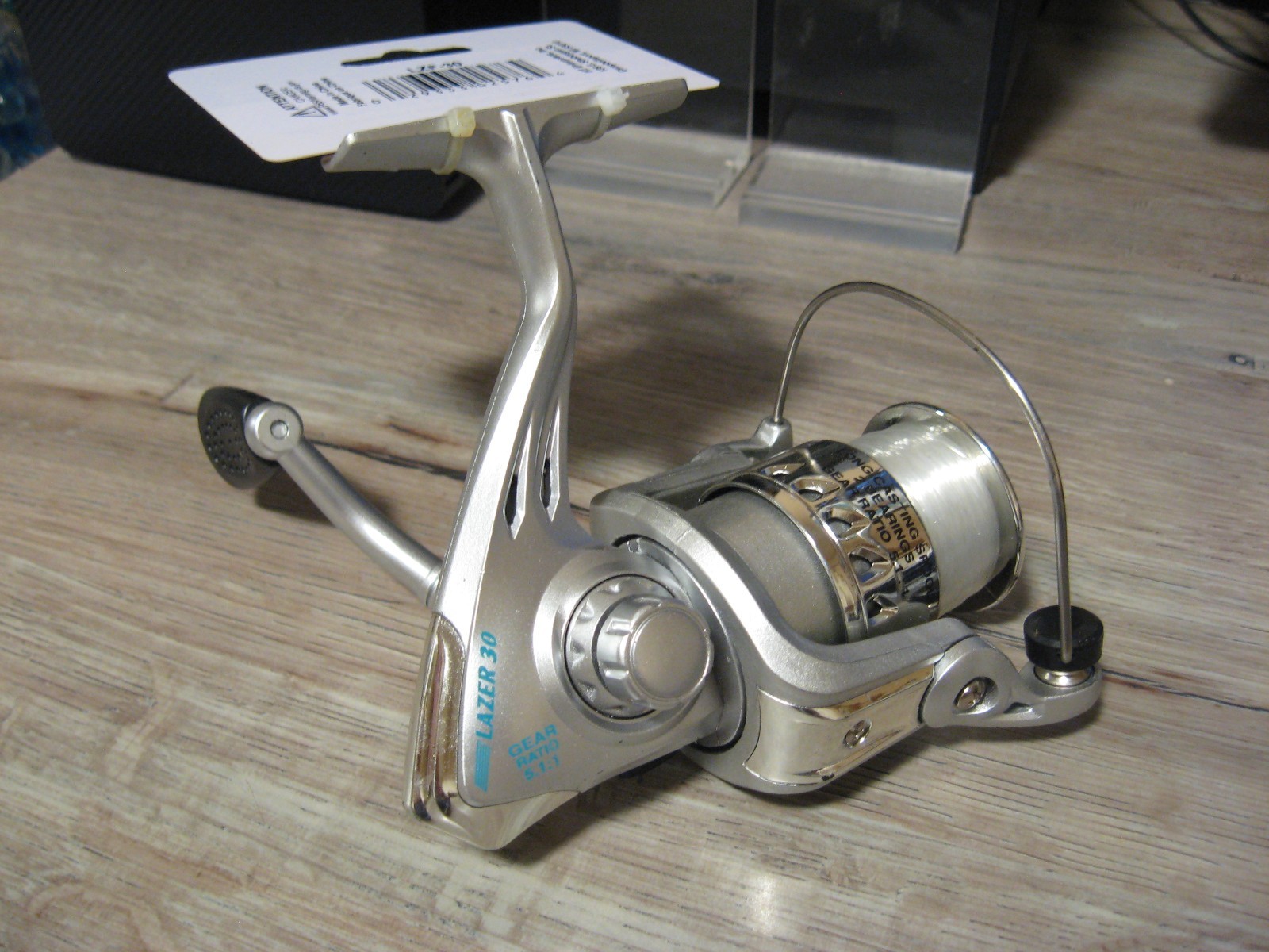 HT Lazer 30 Spinning Reel 5.1:1 Pre-Spooled 6 LB Line HZF-30 – RH / LH Retrieve