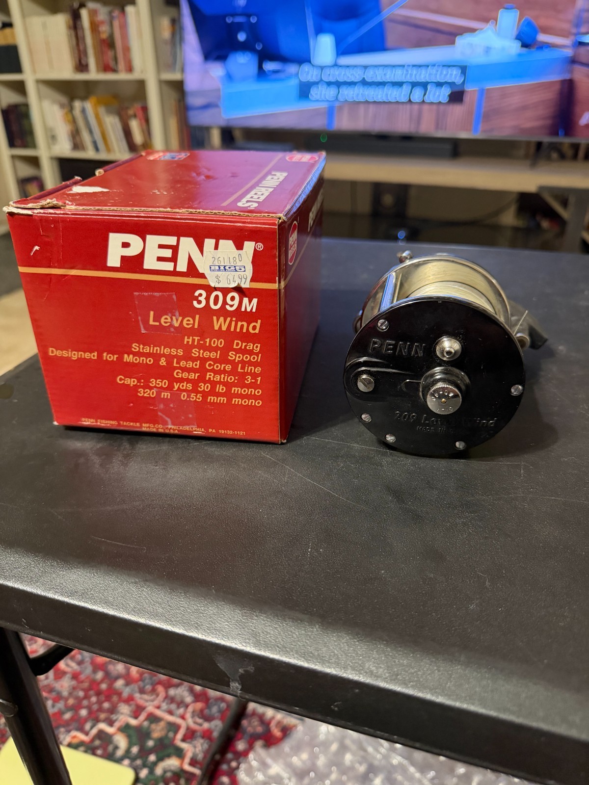 Vntg Penn 209 & 309 Level Wind Conventional Trolling Fishing Reel Lot USA w/ship