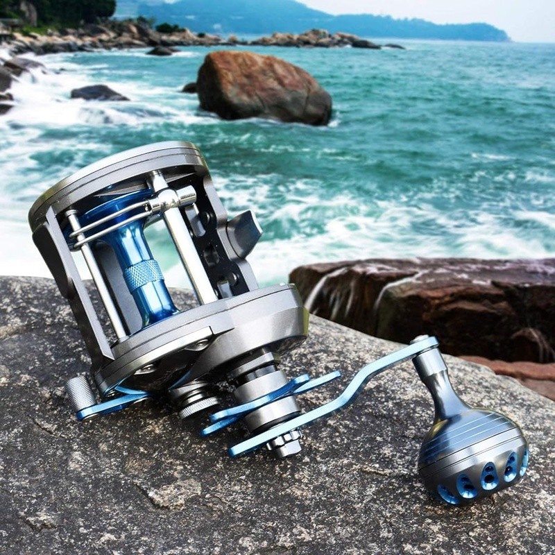 Heavy Duty Saltwater Fishing Reel 6 1 Bearings Trolling 4.1 Gear Ratio New
