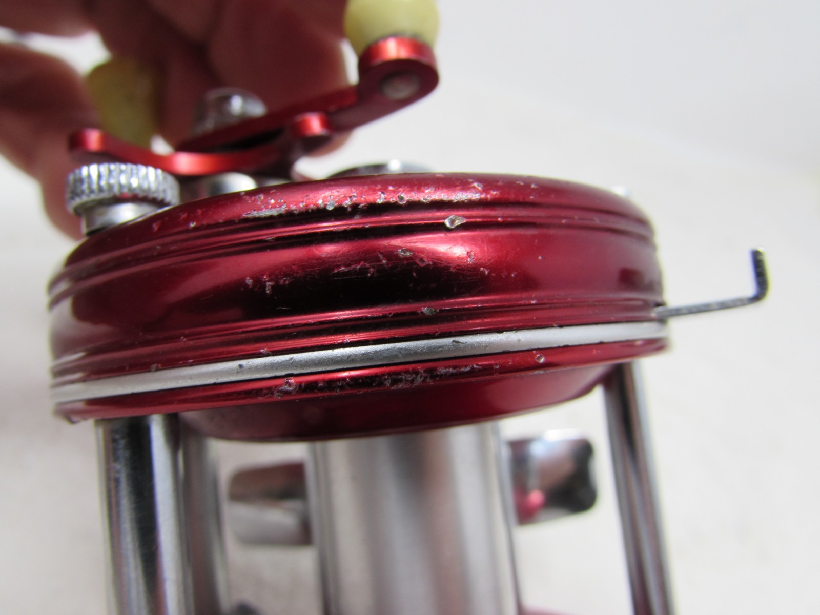 Vintage Abu Garcia Ambassadeur 5000 Red Reel Ft#643814 Clean & Oiled Ready Use