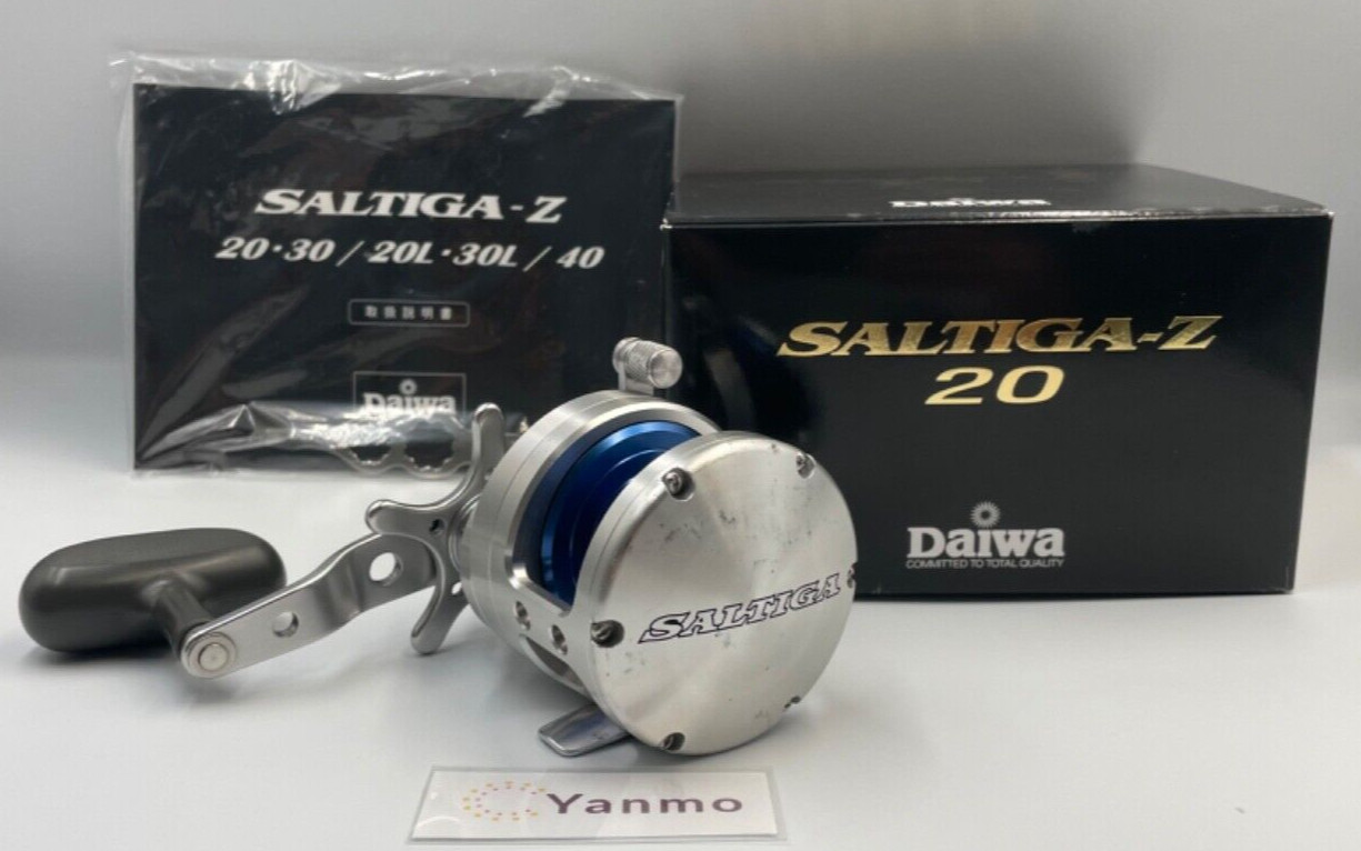 Daiwa SALTIGA Z20 Right Handle Baitcasting Reel Gear Ratio 5.4:1 W/Box Used