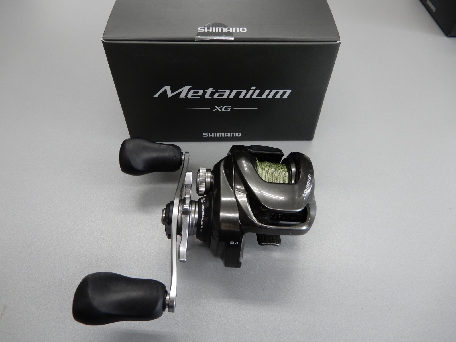 Shimano Metanium MGL B 150XG Right Hand 8.1:1 Gear Ratio METMGL150XGB braid