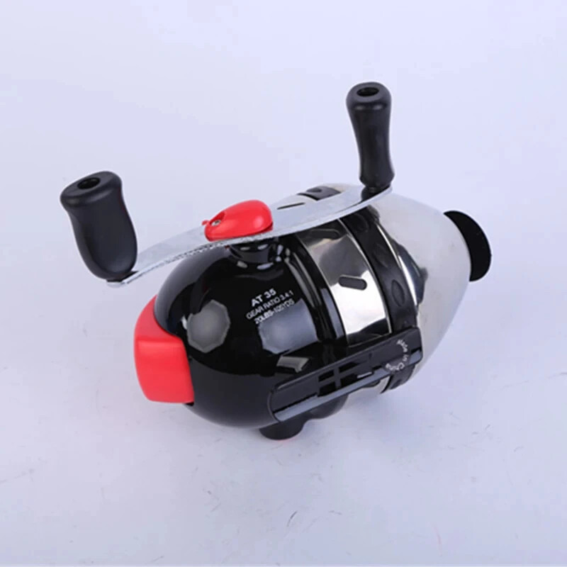 Stainless Steel Fishing Reels for Slingshot Shooting Speed Ratio 3.4:1 Closed