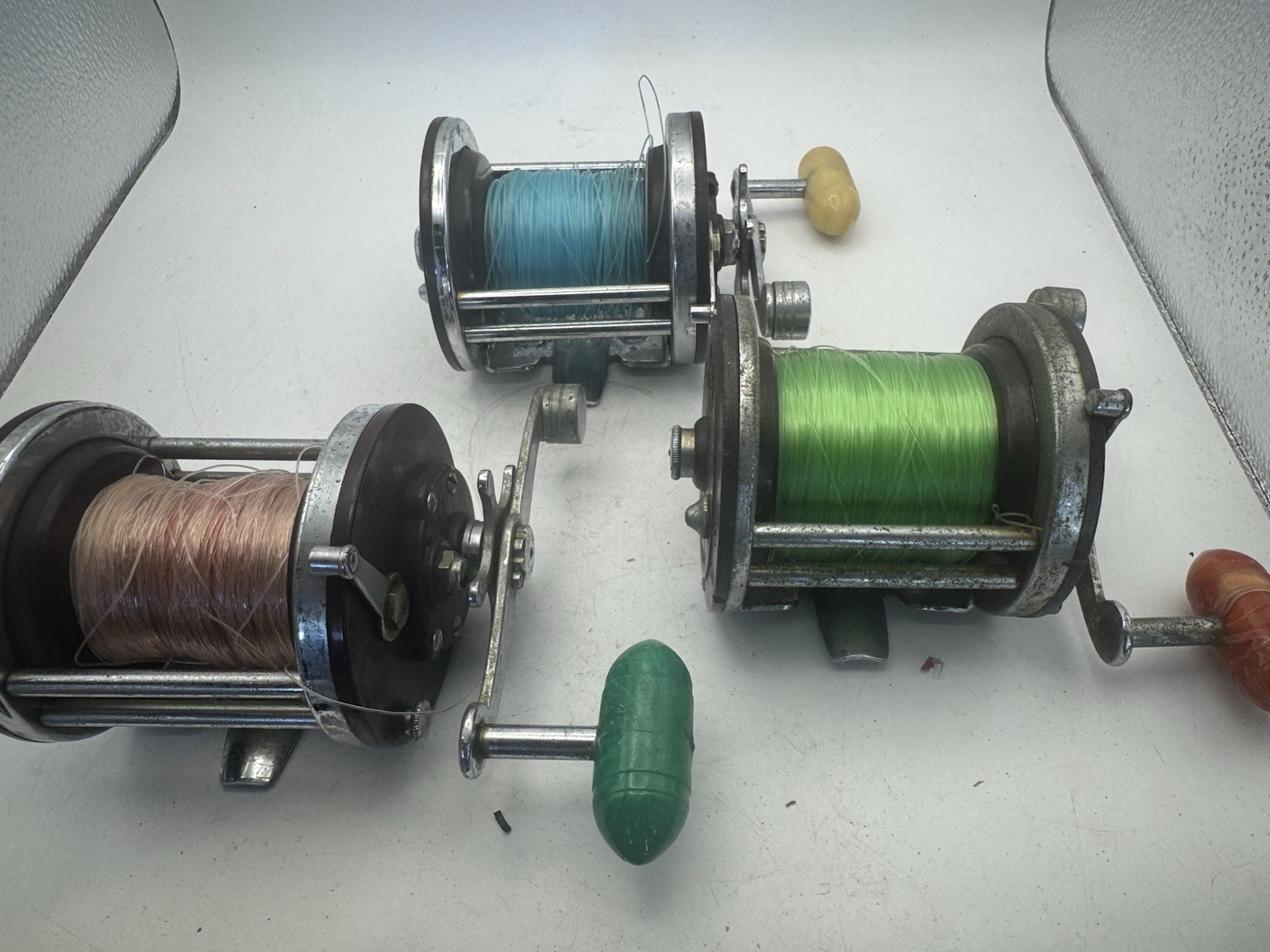 Three Vintage PENN Jigmaster 500 Conventional Reels Saltwater, made in USA