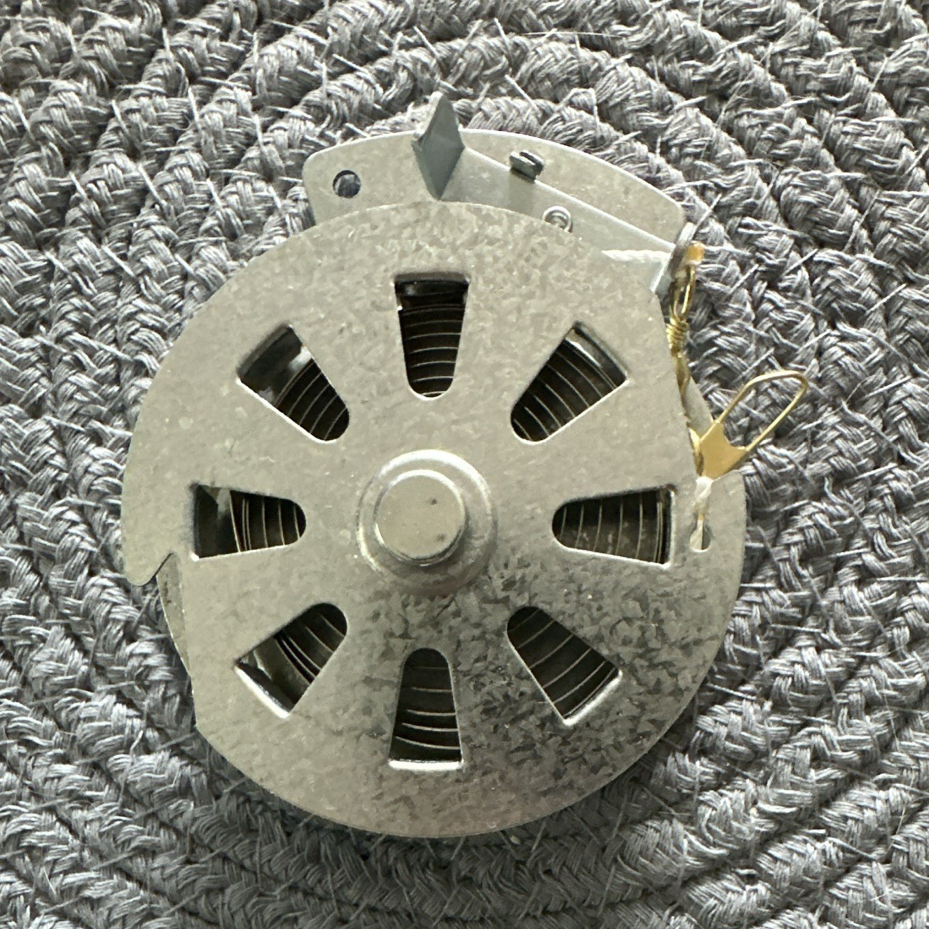 Mechanical Fisher Co. Fly Reel Automatic Drag Metal Silver 1-Piece