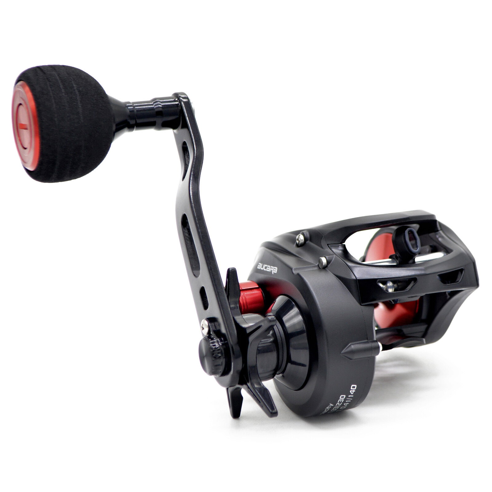 CAMEKOON Size 300 Baitcasting Fishing Reel Wider Graphite Frame 26lb Carbon Drag