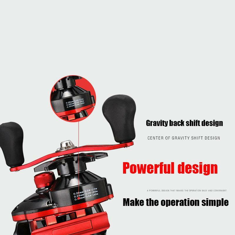 Baitcasting fishing Reels 8.1:1/7.1:1 Max Drag 8kg Freshwater Aluminum Spool New