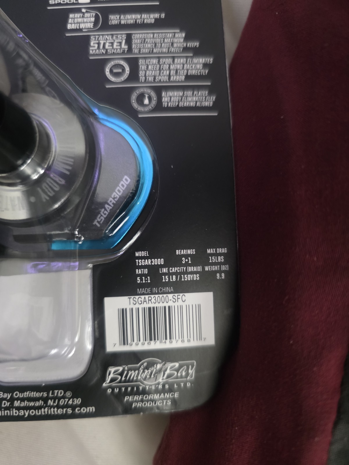 Tsunami Guard 3000 Spinning Fishing Reel (TSGAR3000)