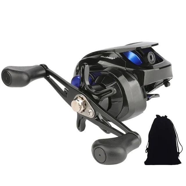 Baitcasting Fishing Reel 7.2:1 Metal Spool Magnetic Metal Casting Fishing Reel