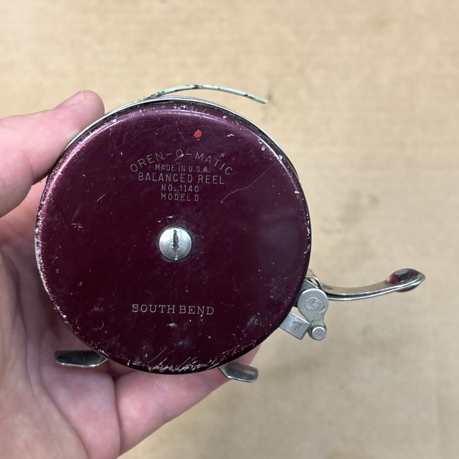 South Bend Oren-O-Matic Automatic Fly Fishing Reel 1140 Model D