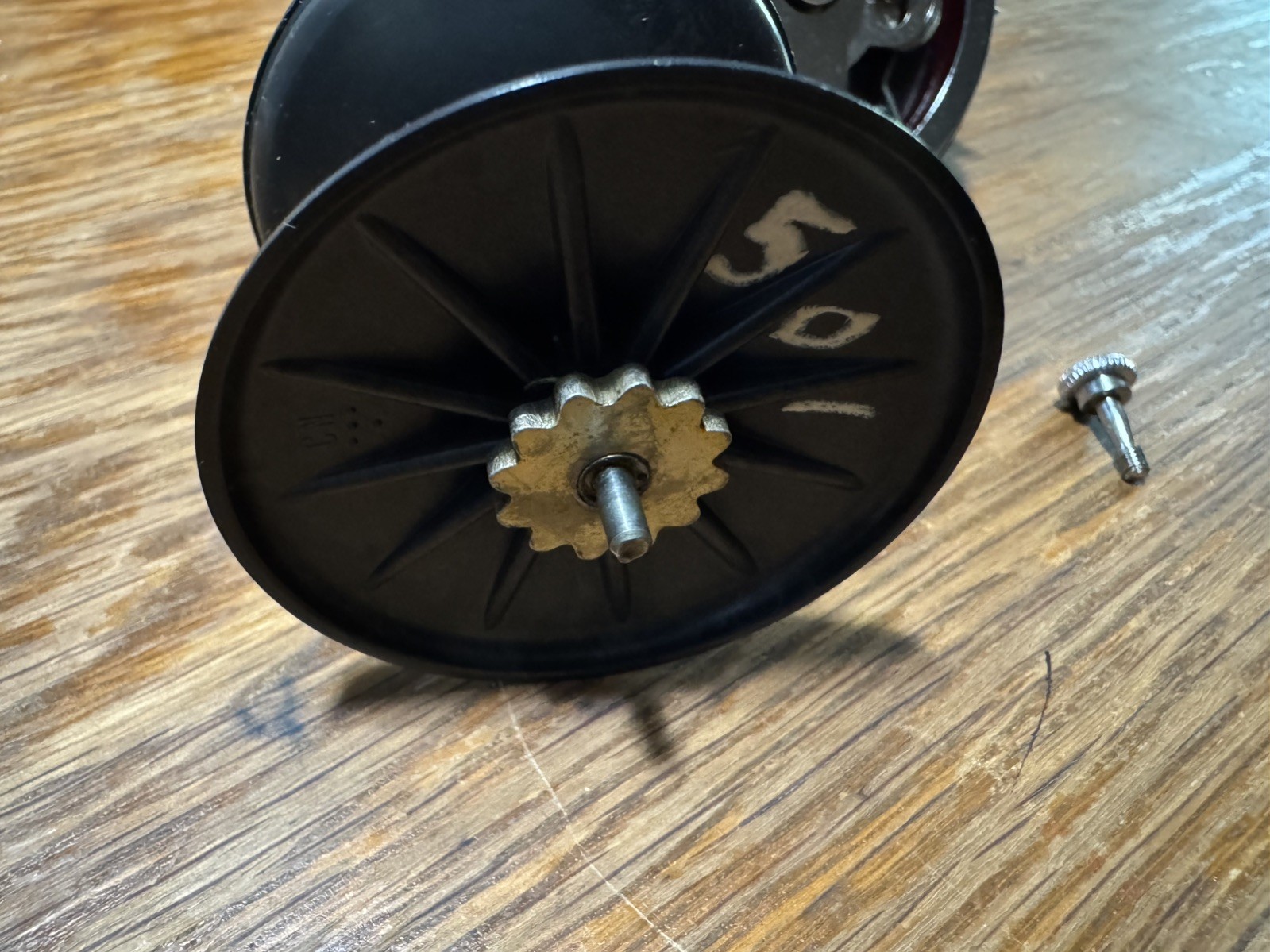 Vintage Penn Jig-Master jr 501 Newell Spool and Cross Bars Stainless Internals