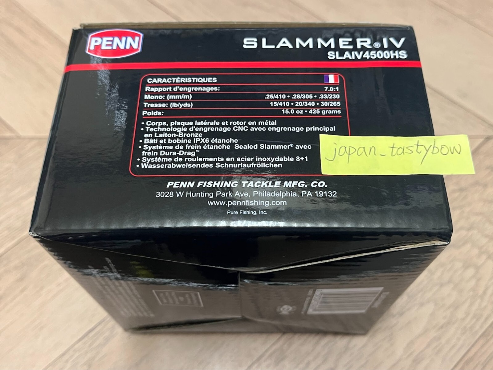 PENN SLAMMER IV 4500HS Spinning Reel Fishing