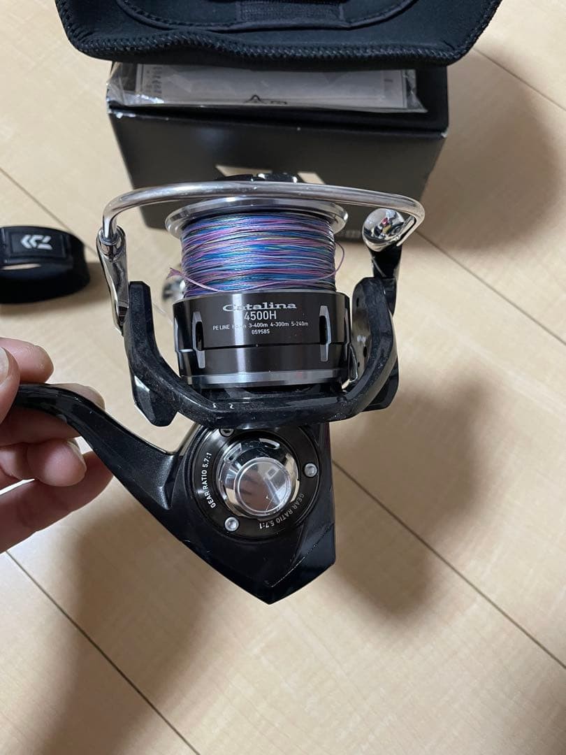Daiwa Catalina 4500H Spinning Reel Used Good Condition Fishing Gear