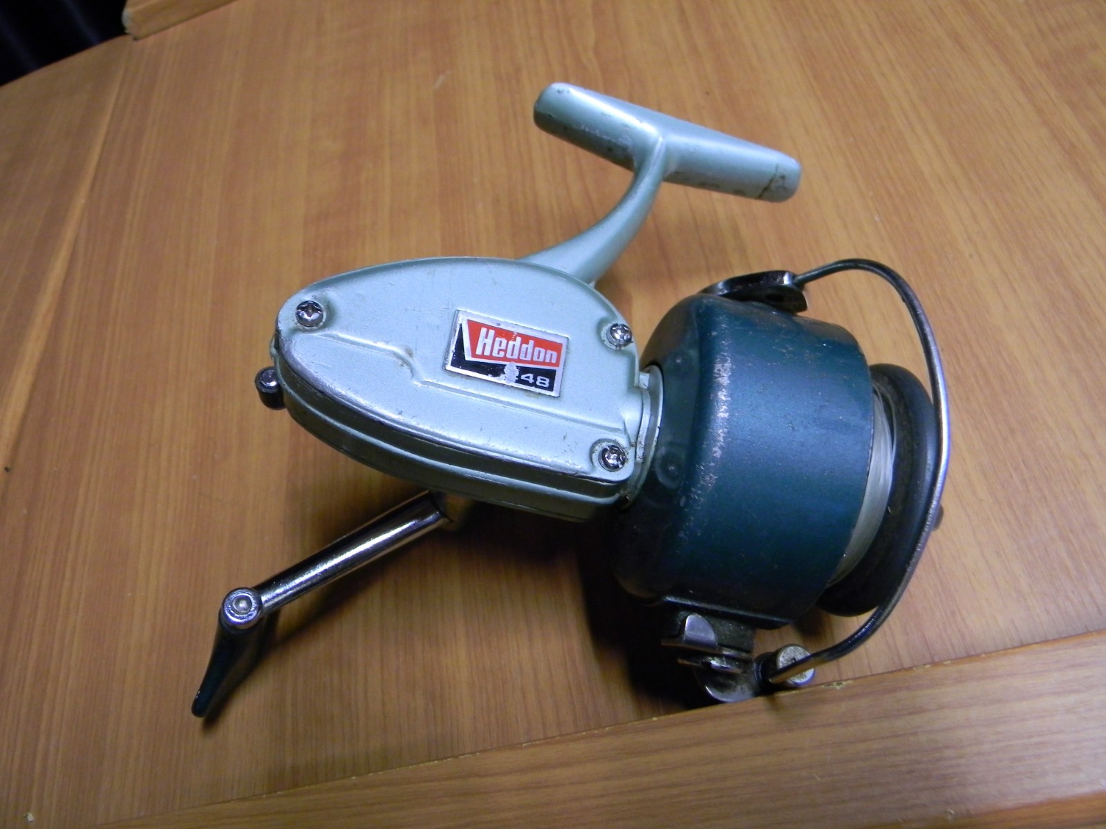 Vintage Heddon 248 Spinning Reel Heavy Duty Large Fishing Reel -Ball Bearings