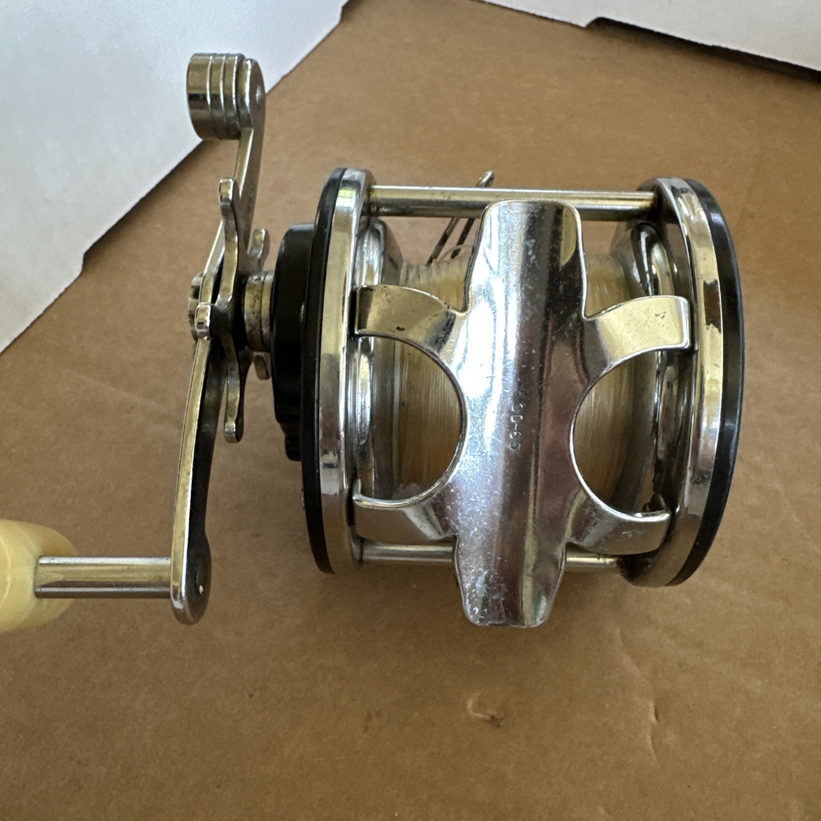 Vintage Penn 65 Long Beach Conventional Saltwater Fishing Reel Tested Good