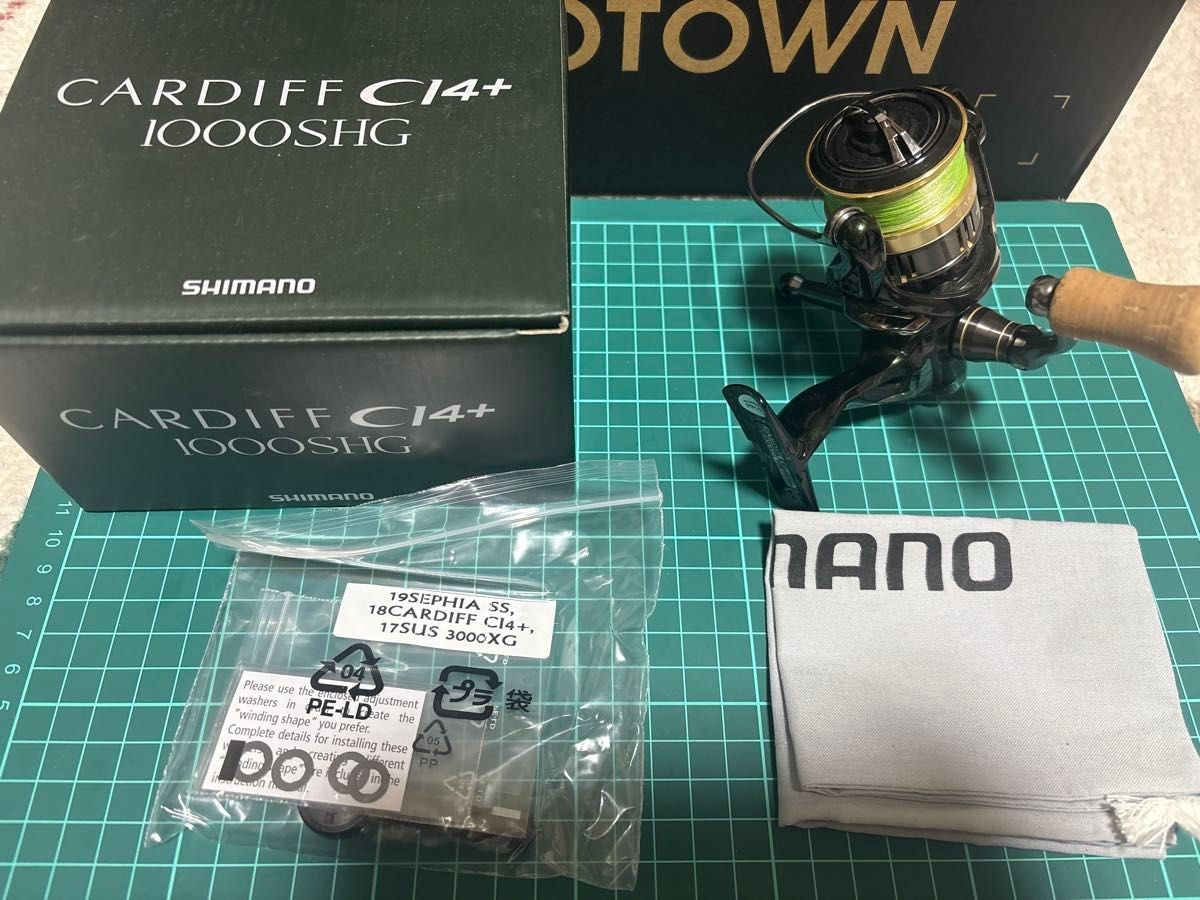 Shimano 18 CARDIFF CI4+ 1000SHG Spinning Reel Trout Special Model 1000SHG