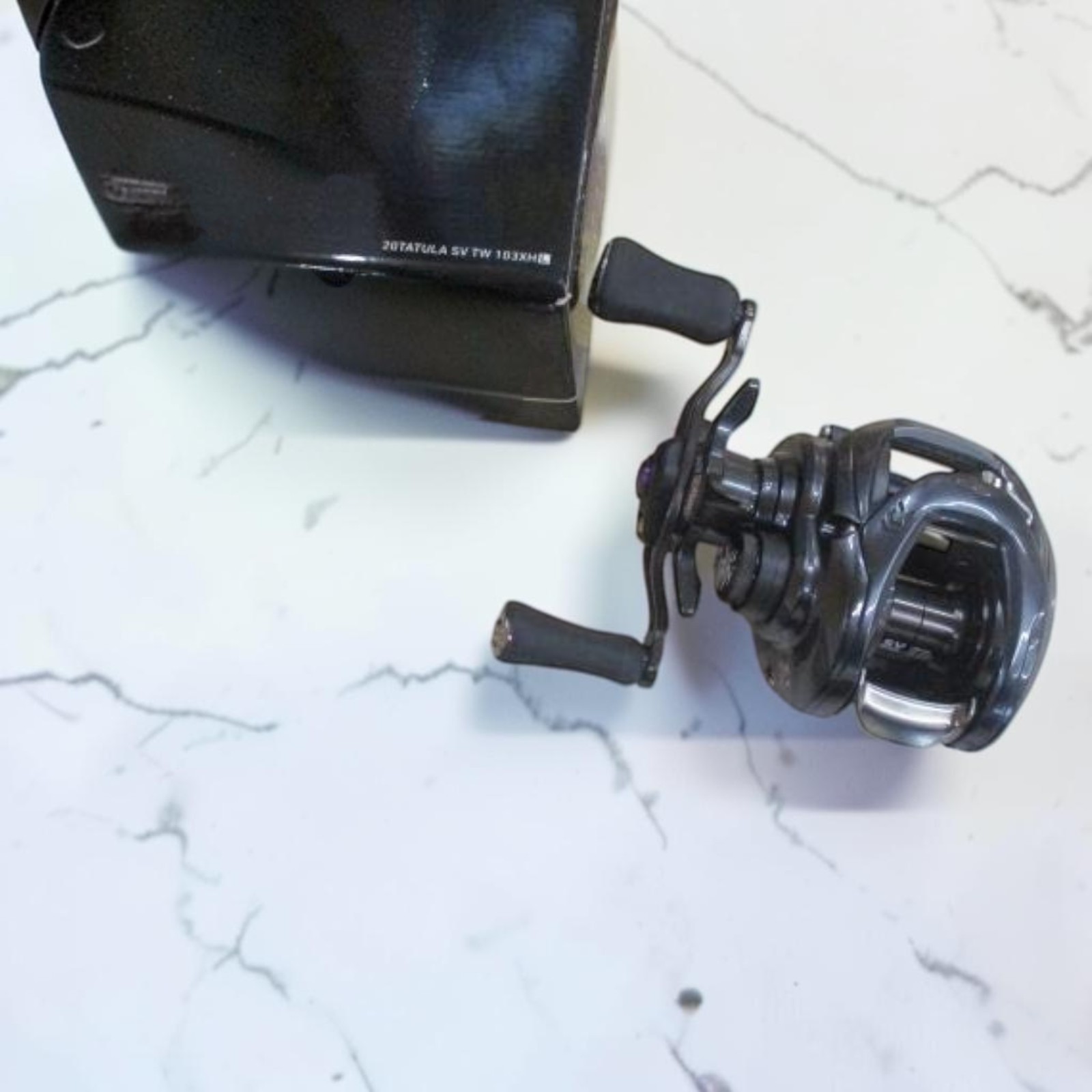 Daiwa 20 Tatula SV TW 103XHL Baitcasting Reel Used Excellent w/Box Japan