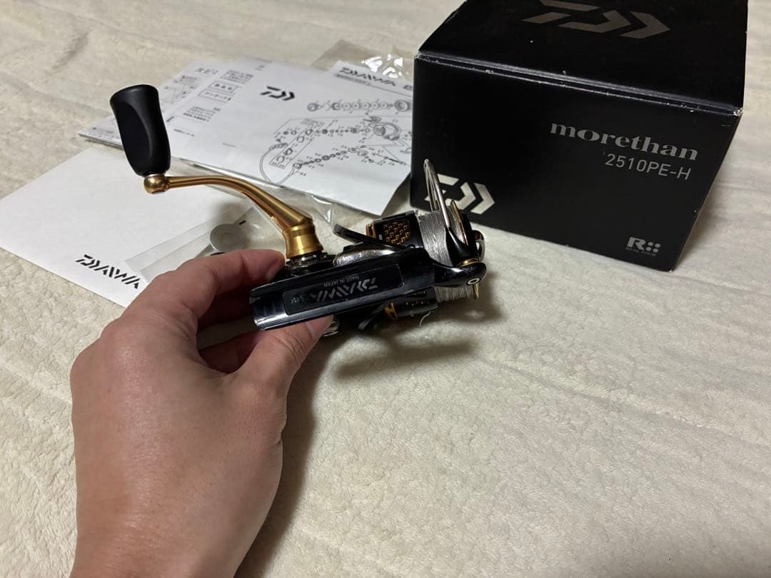 DAIWA morethan 2510PE-H Right Handle Spinning Reel Used JDM Japan