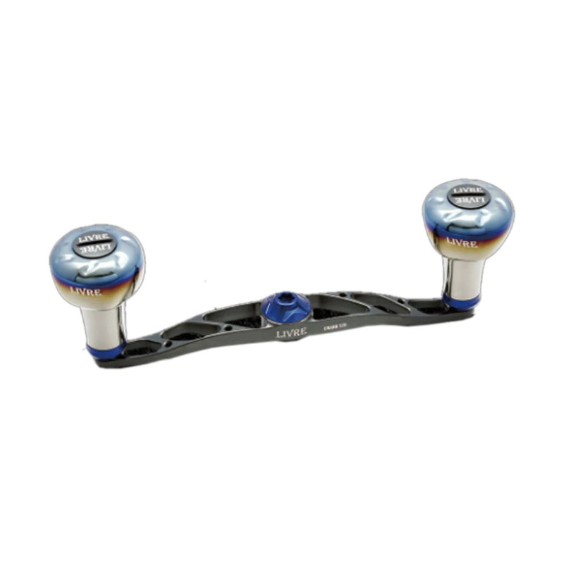 Japan LIVRE FullComp Crank 120 for Shimano Right Gunmetal/Blue