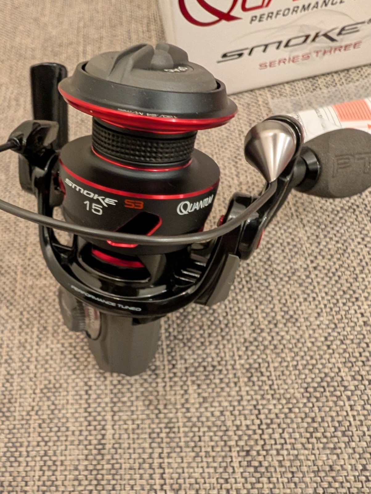 Brand New Quantum PT Smoke S3 15XPT Spinning Reel
