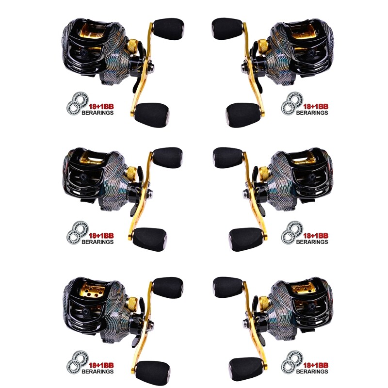 Fishing Reel High Speed Easy Fishing Brake System Outdoor Portable Carrying