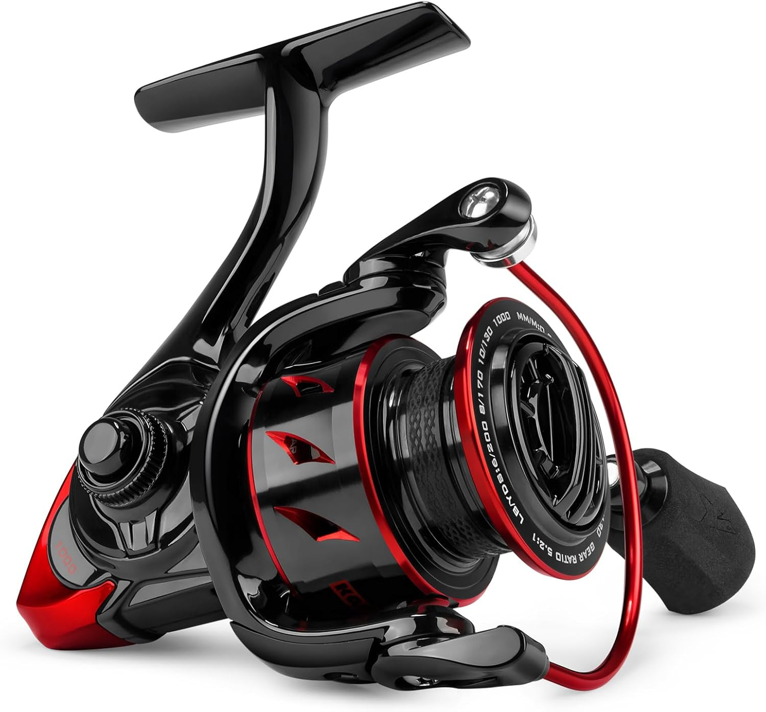 Sharky III Fishing Reel – New Spinning Reel – Carbon Fiber 39.5 Lbs Max Drag – 1