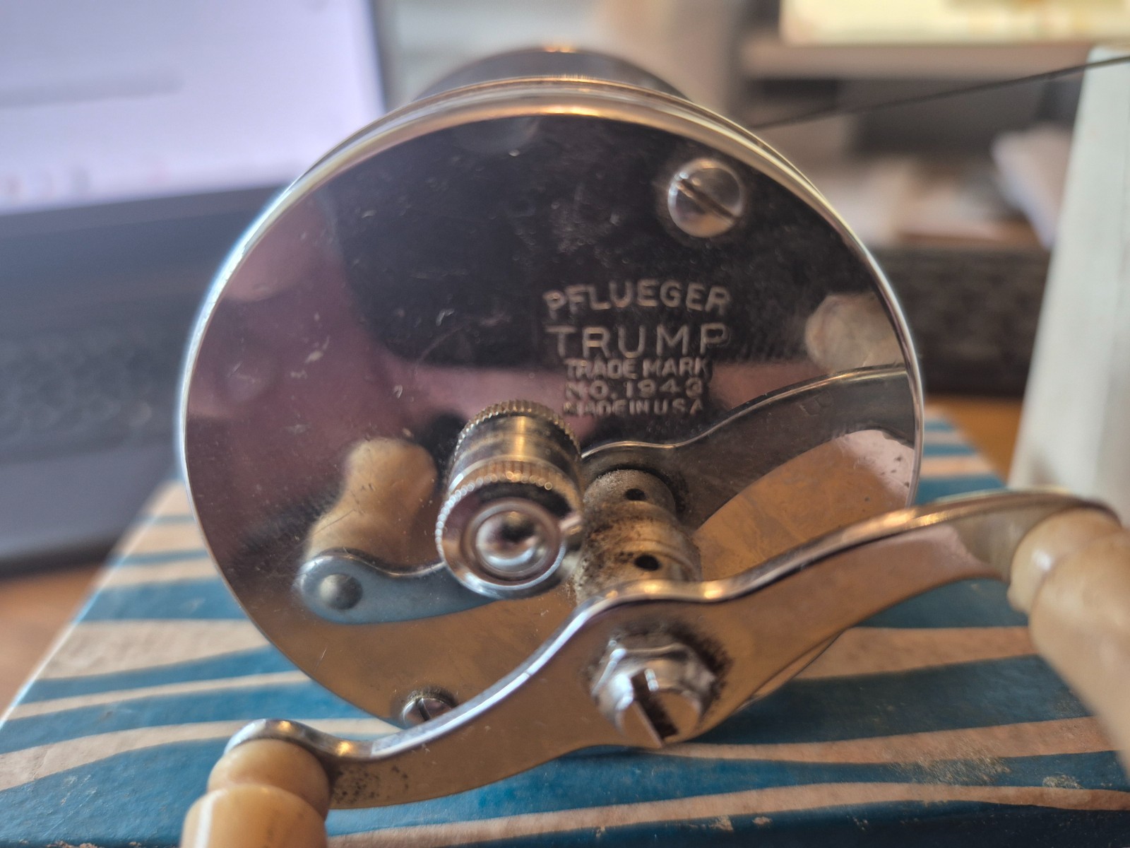 Pflueger Trump no. 1943 Good Working cond. With Box