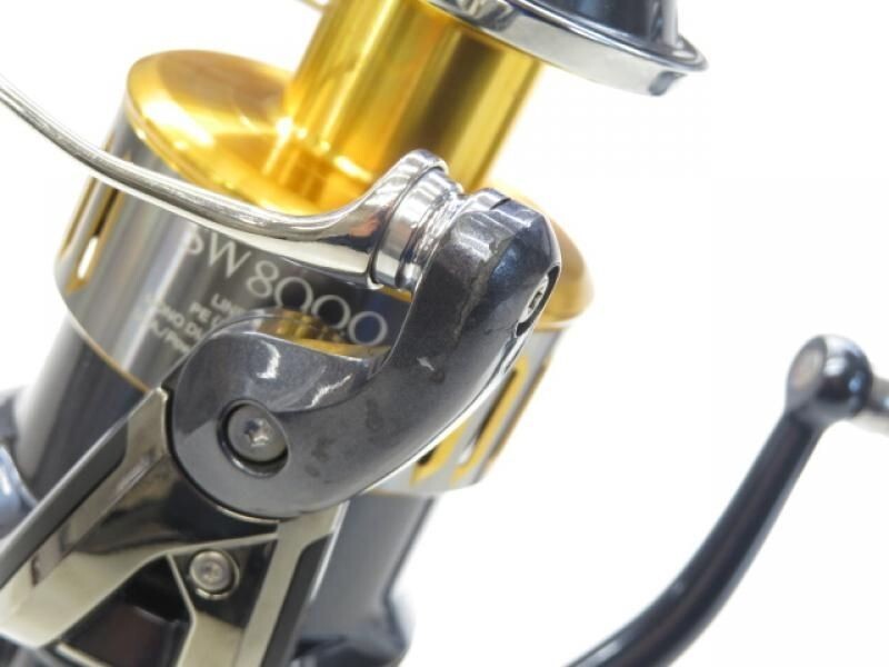 SHIMANO 15 TWIN POWER SW 8000PG SPINNING REEL 4.9:1 Very Good from JPN