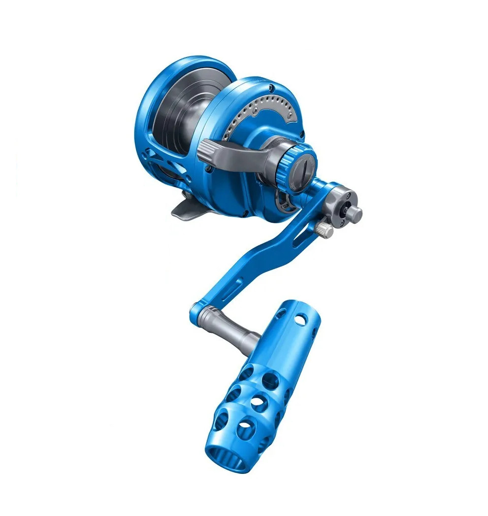 Maxel 2 Speed Lever Drag Convention Jigging Reel Sealion SL10D Blue/Silver