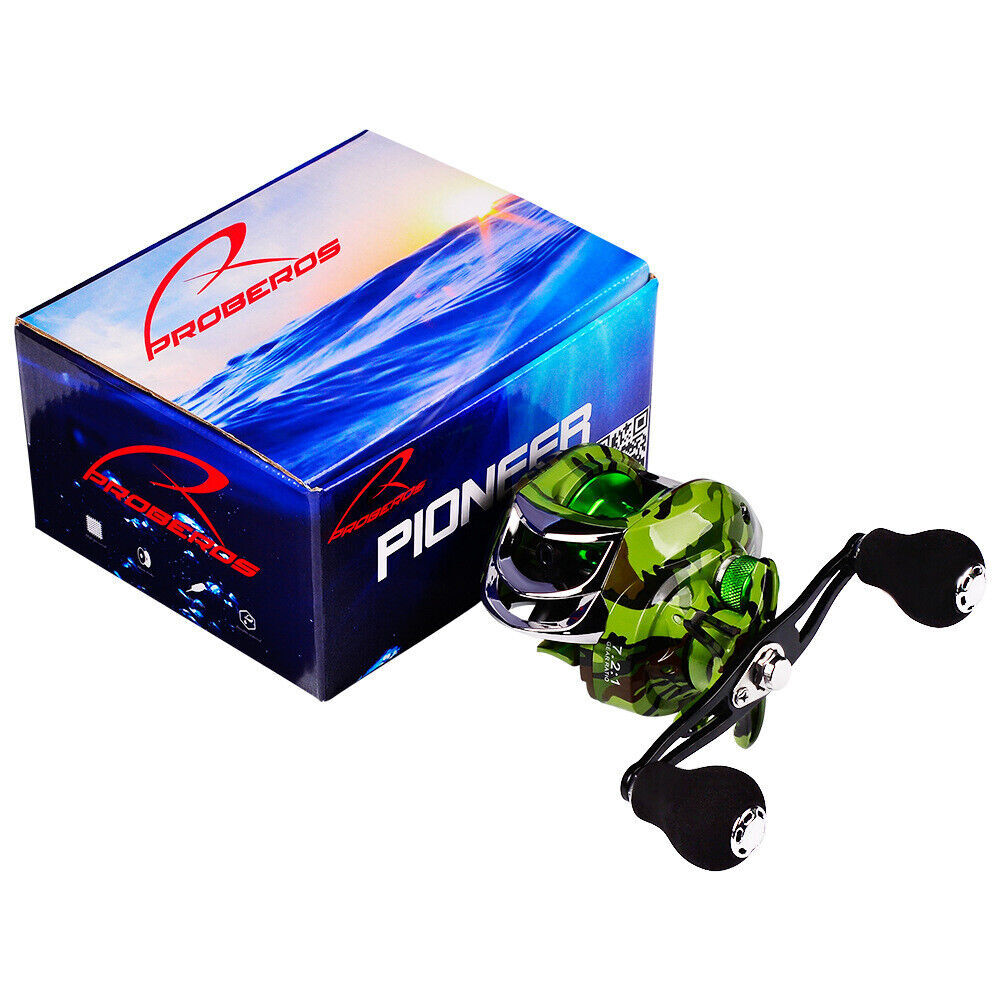 18+1BB Baitcasting Fishing Reels 7.2:1 Gear Ratio Magnetic Brake 22LB Max Drag