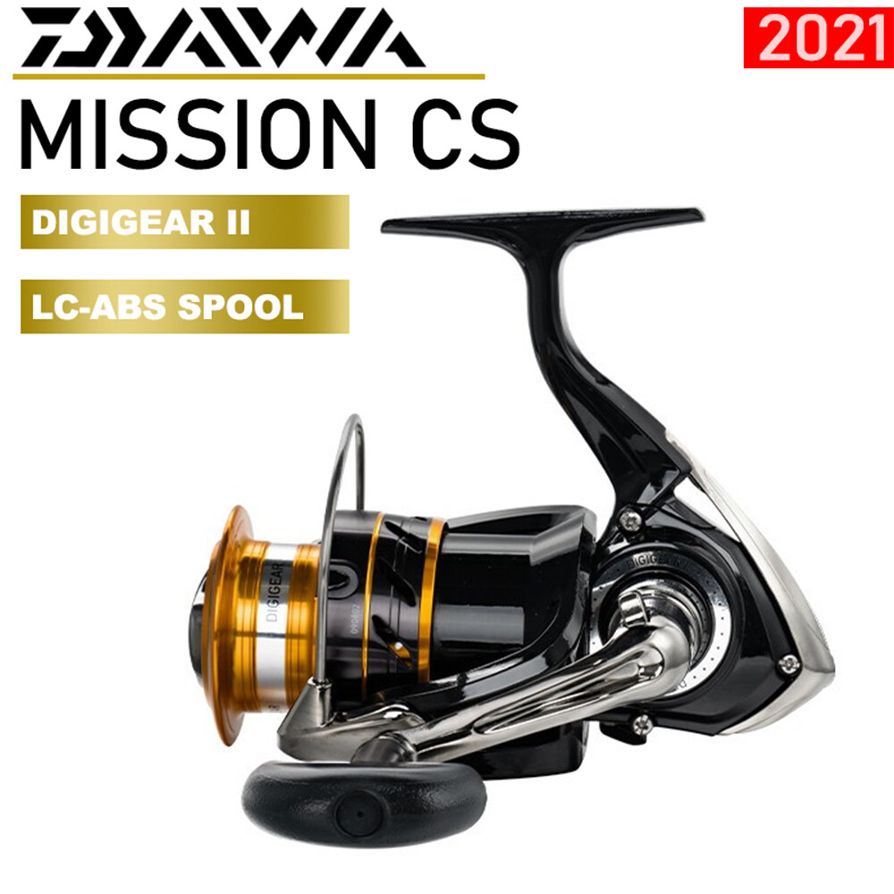2021 DAIWA MISSION CS Spinning Fishing Reel 3/1BB 5.3:1 Fresh/Saltwater Reel