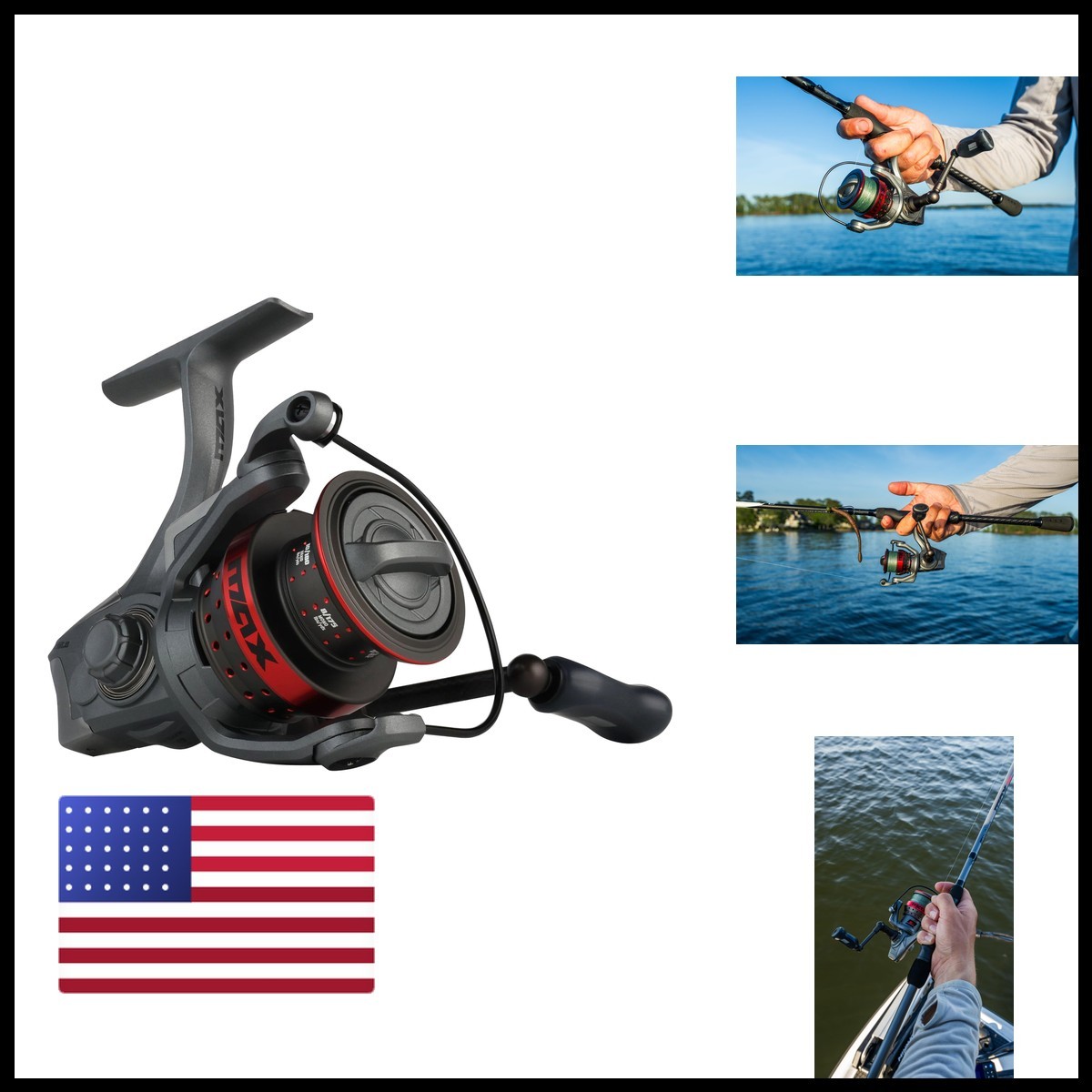 Abu Garcia Max Elite Size 3000 Spinning Fishing Reel High-Performance