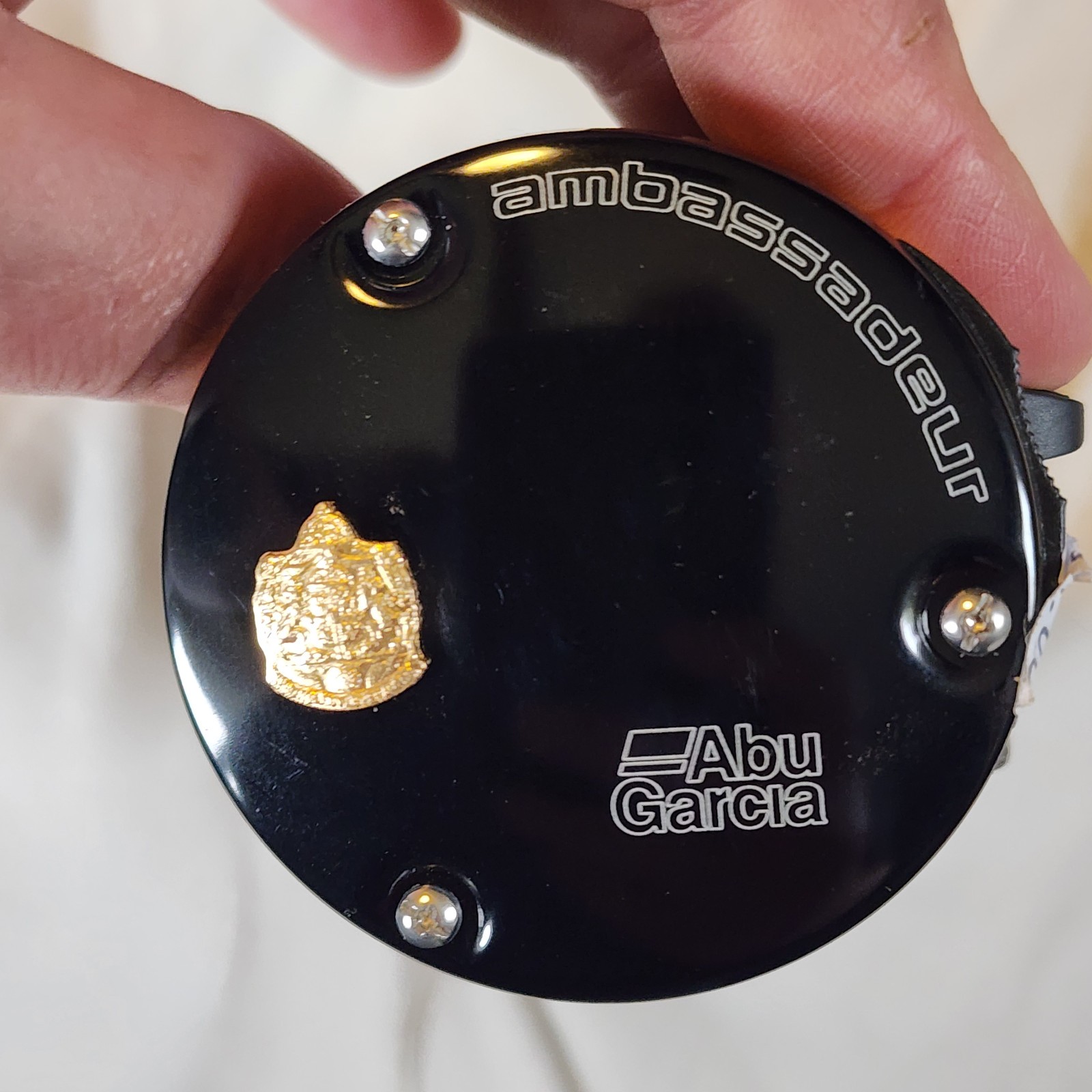Abu Garcia Ambassadeur Kalex 50 Baitcasting Reel – Black & Gold – Smooth – Clean